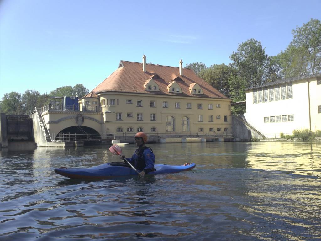 Georg vorm Wehr an der Flosslaende